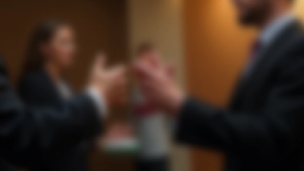 Close-up of hands gesturing during presentation, illustrating natural hand movements