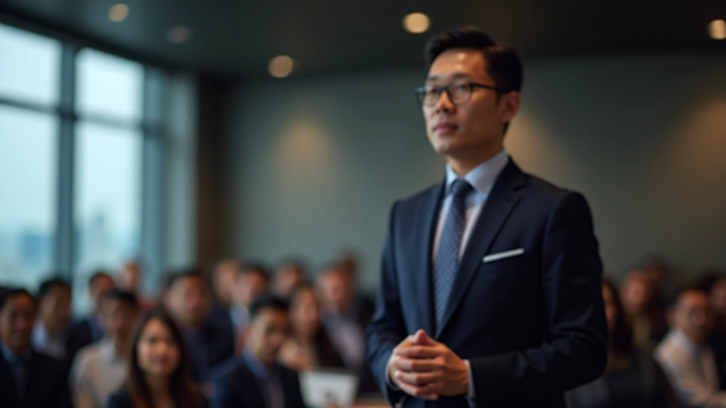 Presenter observing audience reactions, noticing engagement levels and adjusting delivery accordingly